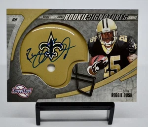 2006 Upper Deck Sweet Spot Rookie Signatures Helmet Reggie Bush Auto RC Saints - Picture 1 of 5