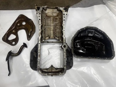 JDM TOYOTA 1JZ 2JZ GTE MOTOR CÁRTER TRASERO CÁRTER ACEITE OEM TURBO Foto 1 de 4