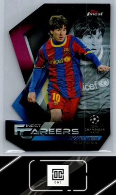2018-19 Topps Finest Champions League #LM-6 Lionel Messi Finest Careers Die Cut - Image 1 of 2