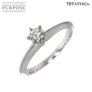 Tiffany��Co. Solitär Diamant 0,23ct I VS1 3EX 5,5 Ring Pt Platin Ring - Bild 1 von 8