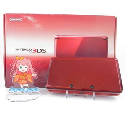 【Very Good】Nintendo 3DS Flare Red Console Japanese Edition #RET0914/01 - image 1 of 4