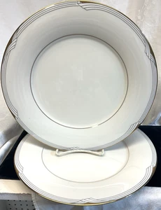 2 PLATOS DE CENA Noritake GOLDEN COVE Fine China en muy buena condición - Imagen 1 de 2