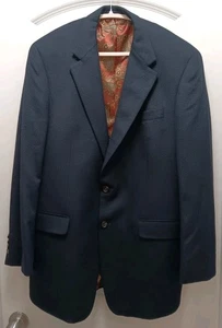 LAUREN Ralph Lauren Herren 42 L Sport Mantel Blazer Schwarz Seide/Wolle/Kaschmir  - Bild 1 von 6