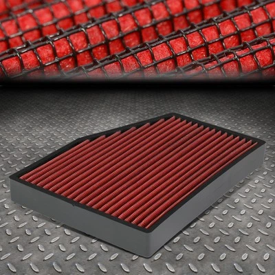 PARA VW JETTA/GTI/PASSAT AUDI A3/Q3/TT 05-18 PANEL DESPLEGABLE CABINA FILTRO DE AIRE ROJO Foto 1 de 4