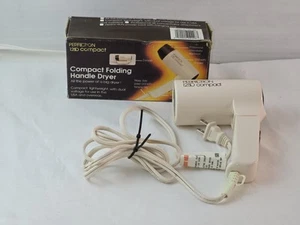 Compact Folding Handle Dryer Travel Hair Dryer Perfection 1250 Watt Compact - Picture 1 of 12