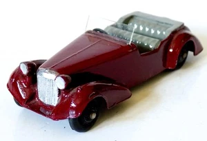 Dinky Toys n.38D Alvis Sports Tourer auto aperta (c.1951). Ridipinto. - Foto 1 di 10