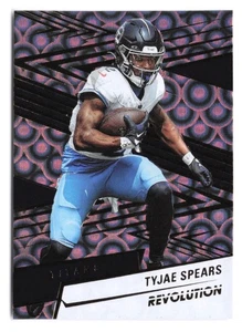 2025 Panini Revolution Tyjae Spears #59 Groove Parallel Tennessee Titans - Bild 1 von 2