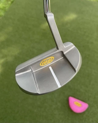 ¡Sí! "Putter Penny Mallet fresado ranura en C izquierda izquierda 35"" sí NUEVO con cubierta" Foto 1 de 4