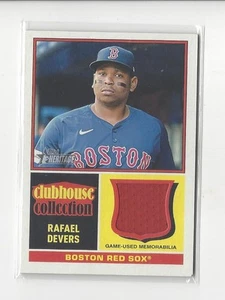 Camiseta Topps Heritage Clubhouse Collection Rafael Devers 2025 Medias Rojas - Imagen 1 de 2