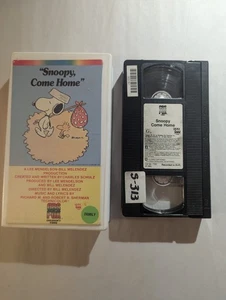 Snoopy, Come Home VHS Video 1985 CBS FOX Children's Video Rare Charles Schulz - Picture 1 of 14