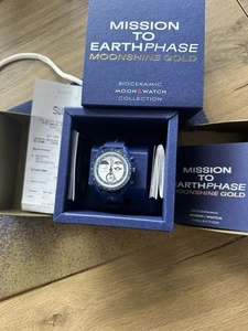 Omega x Swatch Mission to the Earthphase Moonshine Gold Snoopy Harvest Moon Neu - Bild 1 von 4