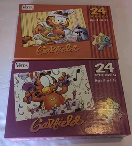 Garfield Nuevos Rompecabezas Sellados, 24 Piezas, Vista, 9x12" - Fiesta y Cocina - Lote de 2 - Imagen 1 de 5