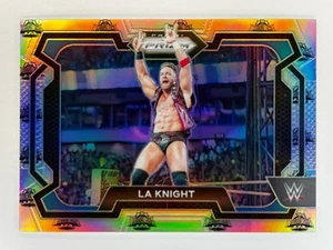 LA Knight  2024 Prizm WWE #23 WrestleMania Prizm /40 SSP - SmackDown YEAH! - Picture 1 of 7