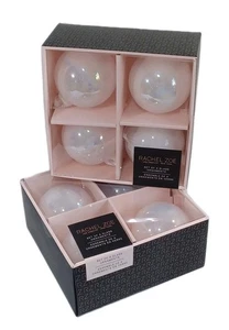 Rachel Zoe Pearl irisierende Kugel Ornament 8er Set schimmernde Weihnachtsdeko - Bild 1 von 1
