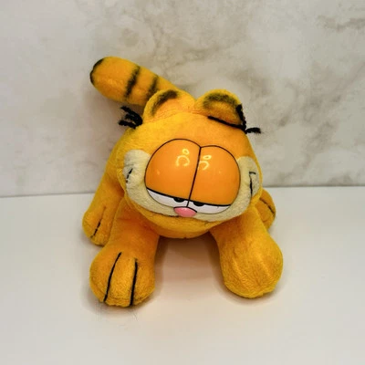 1978 Garfield Cat Plush Fine Toy Co Paws 6 Inch Vintage Stuffed Animal Orange - Image 1 of 4