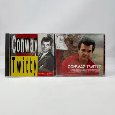 Conway Twitty - Best Of Conway Twitty Vol 1 & ICON (2 CD Set) New W/ Case Damage Foto 1 de 4