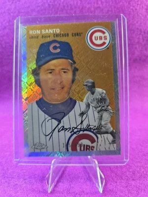 2023 Chrome Platinum Anniversary Refractor Ron Santo 145/499 Topps Refractor - Image 1 of 2