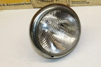 Faro guía Harley Panhead Hydra-Glide 1949-59 latón + bombilla T3 67710-49 Foto 1 de 4