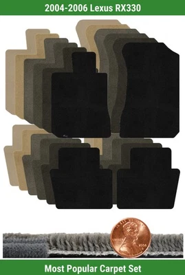 Juego de alfombrillas Lloyd Custom Ultimat para Lexus RX330 2004-2006 (4 piezas) #VRN Foto 1 de 4