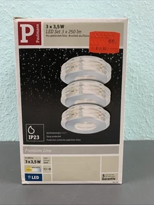 Paulmann LED Einbaustrahler Alu gebürstet Glas 927.28 - Bild 1 von 3