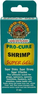 Pro-Cure Super Sticky Gel 2 oz Shrimp Fishing Scent Attractant w/UV Flash - Picture 1 of 1