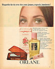 Publicite Advertising  1966   Orlane  Gamme  Lauria Cosmétiques Parfums