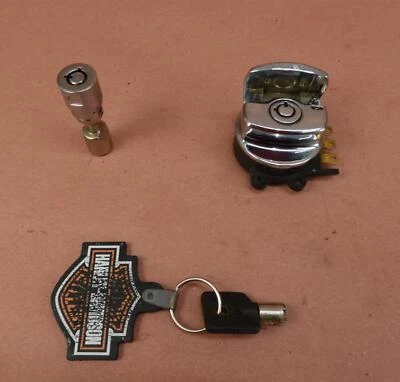 Harley Davidson Heritage Softail 2000-2006 FLSTC interruptor de encendido juego de bloqueo de llave Foto 1 de 4