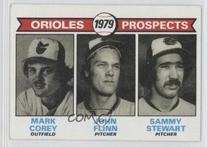 1979 Topps 1979 Prospects Mark Corey John Flinn Sammy Stewart #701 Rookie RC