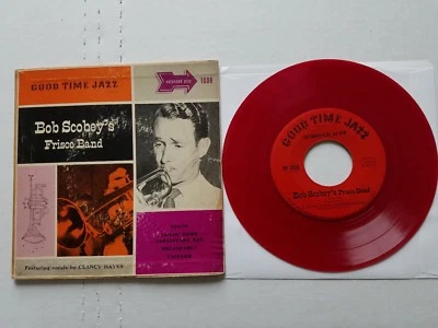 TURK MURPHY'S JAZZ BAND - Red Vinyl 1955 7" EP Dixieland Ragtime Louisina Jazz  - Image 1 of 4