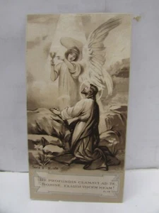 santino - DE PROFUNDIS CLAMAVI AD TE, DOMINE - mag.1923, seppiato - sc5 - - Imagen 1 de 2