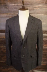 HACKETT LONDON MAYFAIR Brown Wool Silk Two Button Blazer Sport Coat Sz 42R / 52R - Picture 1 of 23