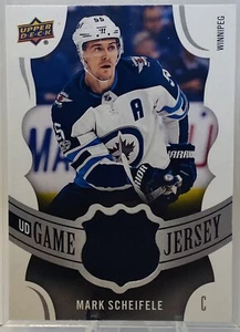 2018-19 Upper Deck Series 1 MARK SCHEIFELE WINNIPEG JETS UD GAME JERSEY #GJ-MS - Picture 1 of 2