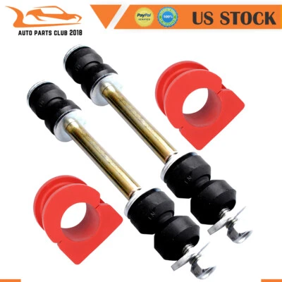 4pcs Front Sway Bar Bushing with Sway Bar Fits 2007-2014 Chevrolet Suburban 1500 — 第 1/4 张图片
