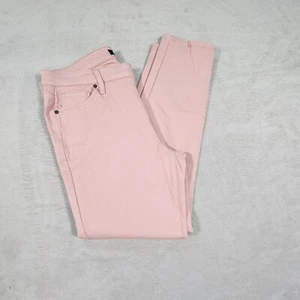 Pantalones de mezclilla Buffalo by David Bitton señora 12/32 rosa suave elásticos de altura media - Imagen 1 de 10