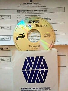 RADIO SHOW: BBC CLASSIC TRACKS w/RICHARD SKINNER 7/12/93 STEVE WINWOOD LIVE CUTS - Imagen 1 de 2