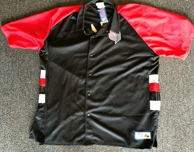 PORTLAND TRAILBLAZERS 1980 NBA HARDWOOD CLASSIC REPLICA BASKETBALL WARMUP JERSEY - Image 1 of 2