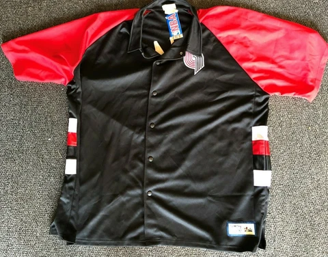 PORTLAND TRAILBLAZERS 1980 NBA HARDWOOD CLASSIC REPLICA BASKETBALL WARMUP JERSEY Cover