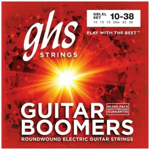 Ghs Boomers 10-38 Light / Ex Light Nickel Wound Electric Guitar Strings GBLXL - Imagen 1 de 1