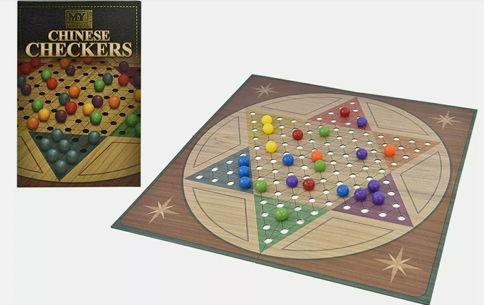 Luxury Traditional Chinese Checkers Game Fun for All The Family Delivery