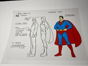 SUPERMAN Animación Impresión Celular Publicidad Arte Conceptual Dibujos Animados SUPERFRIENDS F1 - Imagen 1 de 3