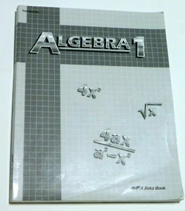 A Beka Algebra 1 Test / Quiz Key - Imagen 1 de 1