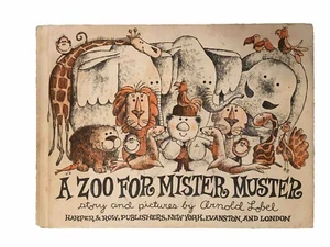 A ZOO FOR MISTER MUSTER by Arnold Lobel 1962 Vintage Weekly Reader HARDCOVER - Picture 1 of 9