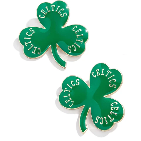 BaubleBar Boston Celtics Statement Stud Earrings Cover