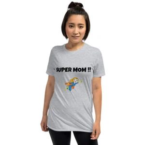 Short-Sleeve Unisex T-Shirt - Super Mom - Picture 1 of 13