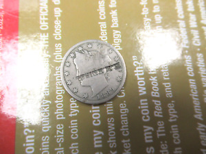 1889 Liberty Nickel With Counterstamp Cool!