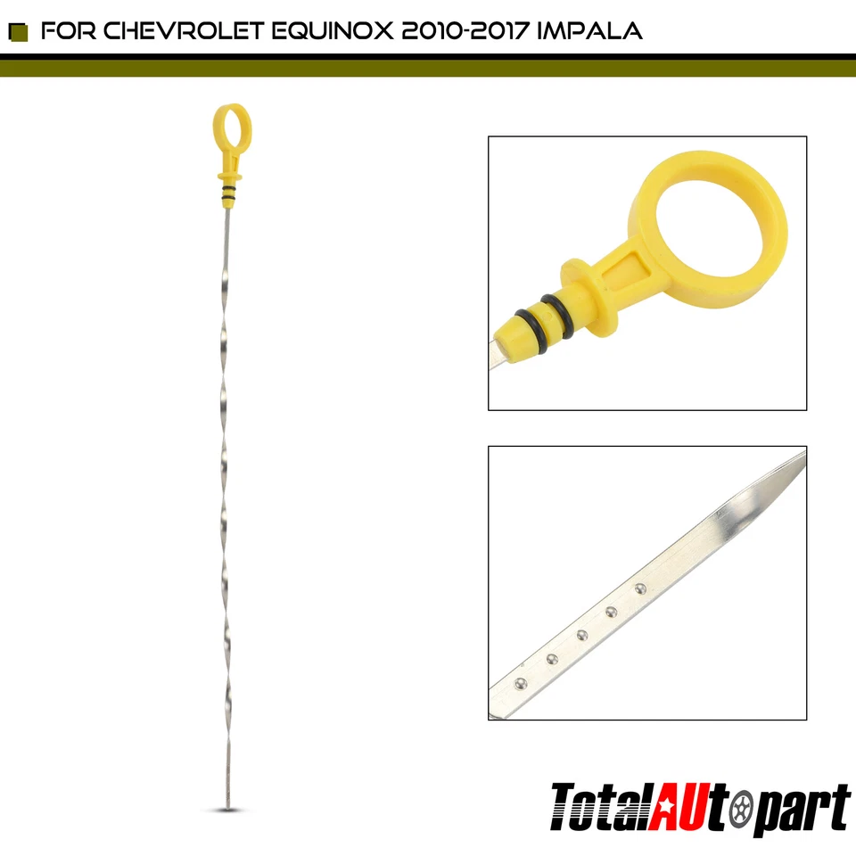 Varilla de medición de aceite de motor para Chevrolet Camaro Equinox Impala Cadillac XTS GMC Buick Foto 1 de 4