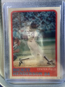 Rickey Henderson 1987 Sportflics #11