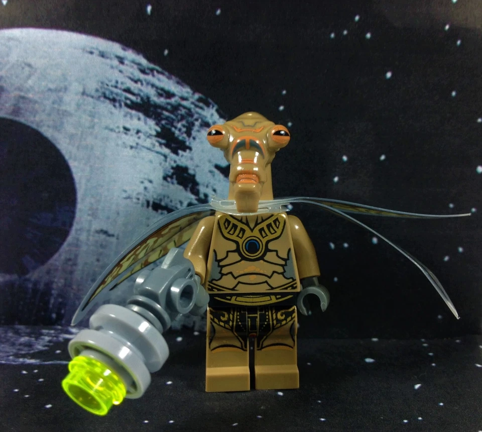 LEGO Minifigura Star Wars Clone Wars Guerrero Geonosiano + Alas y Blaster sw0381 Foto 1 de 1