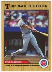 2021 Topps Now Turn Back The Clock Ryan Sandburg #150 Baseballkarte (PR: 534) - Bild 1 von 2