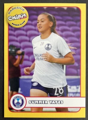 Summer Yates 2023 Parkside NWSL Chibis Club Rookie Card #20 PRIDE - Image 1 of 2